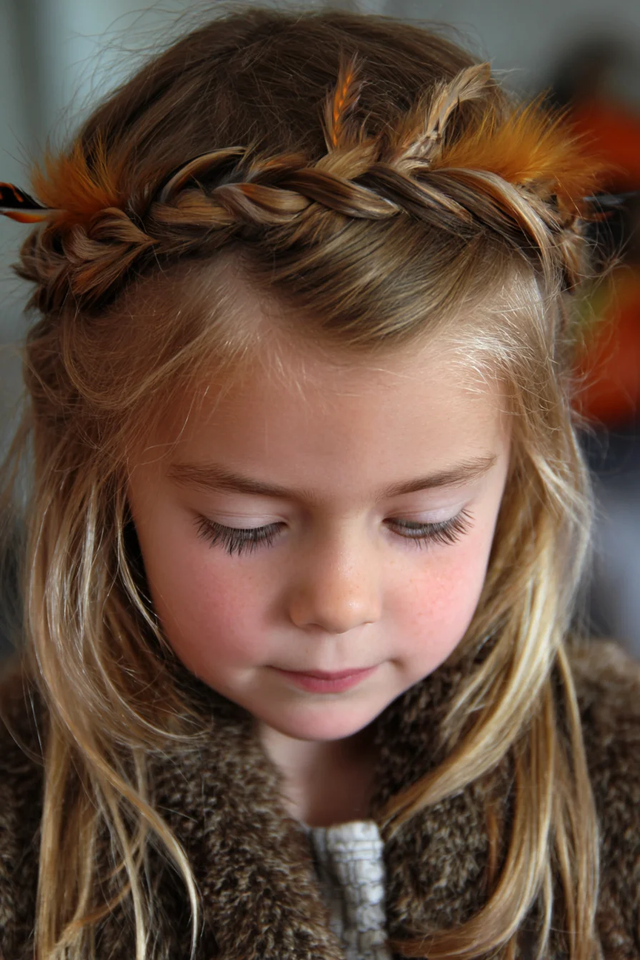 Crown (Halo) Braid with Soft Face‑Framing for Long, Straight to Wavy Hair