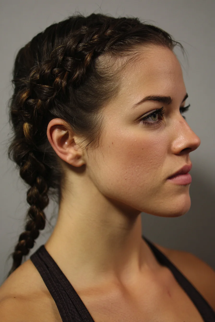 Double Dutch (Boxer) Braids — Sleek Athletic Braided Crown