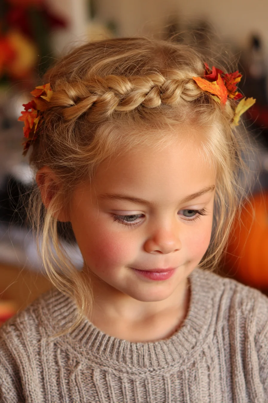 Halo Crown Braid with Soft Face‑Framing Strands