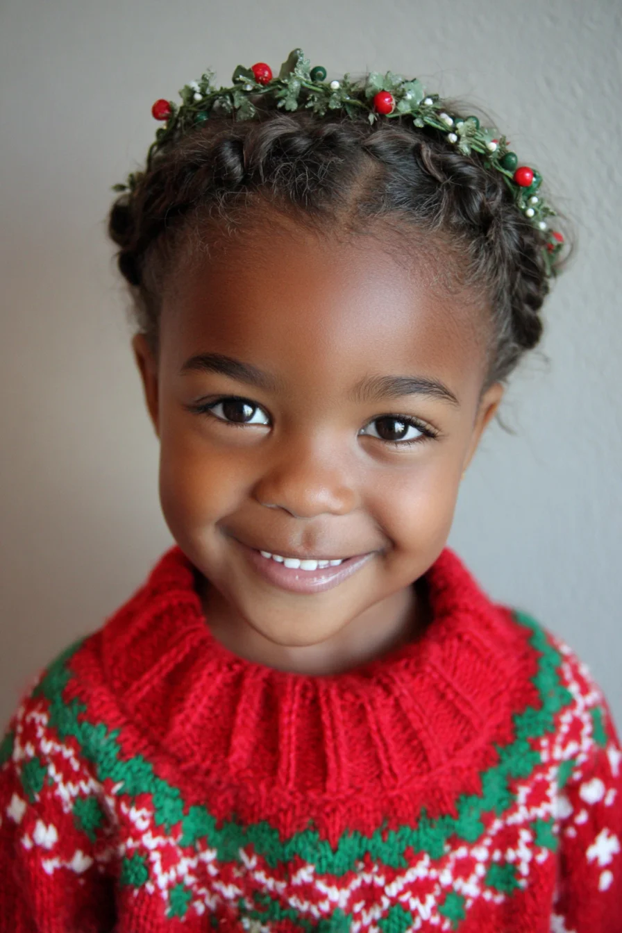 Halo Crown Braids — Protective Style for Natural Textured Hair