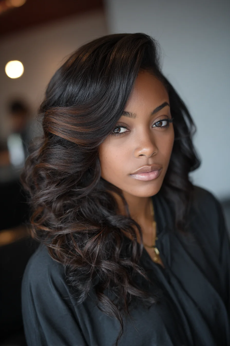 Voluminous Layered Blowout with Side-Swept Waves