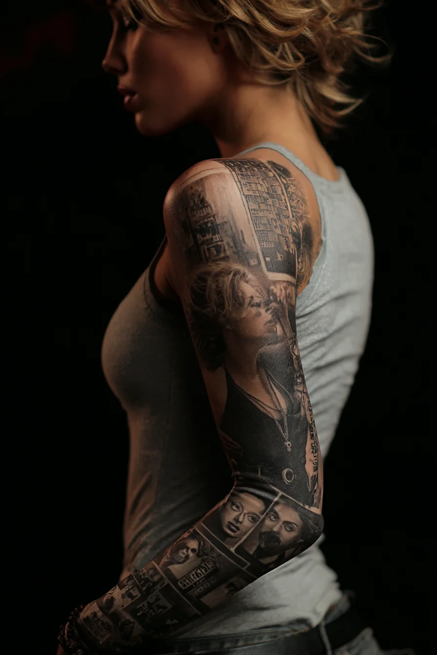 A Full Story Written in Ink