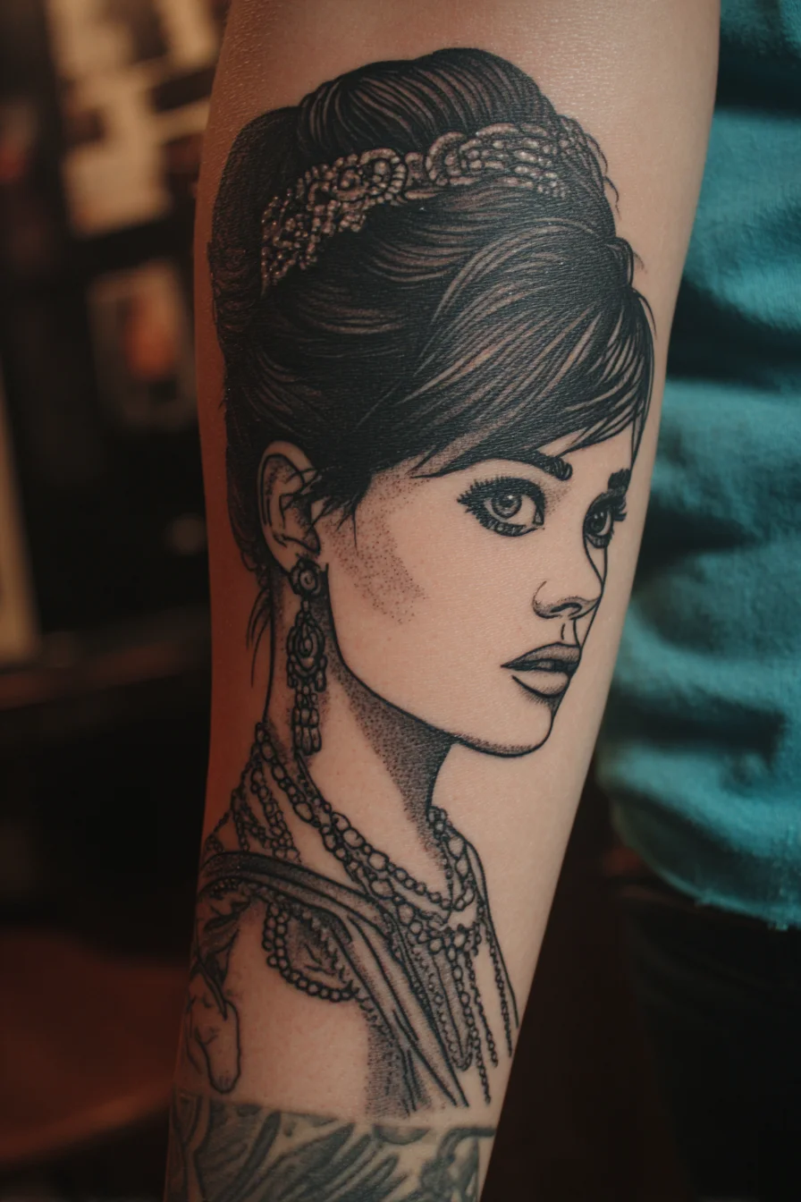 A Portrait Etched in Ink