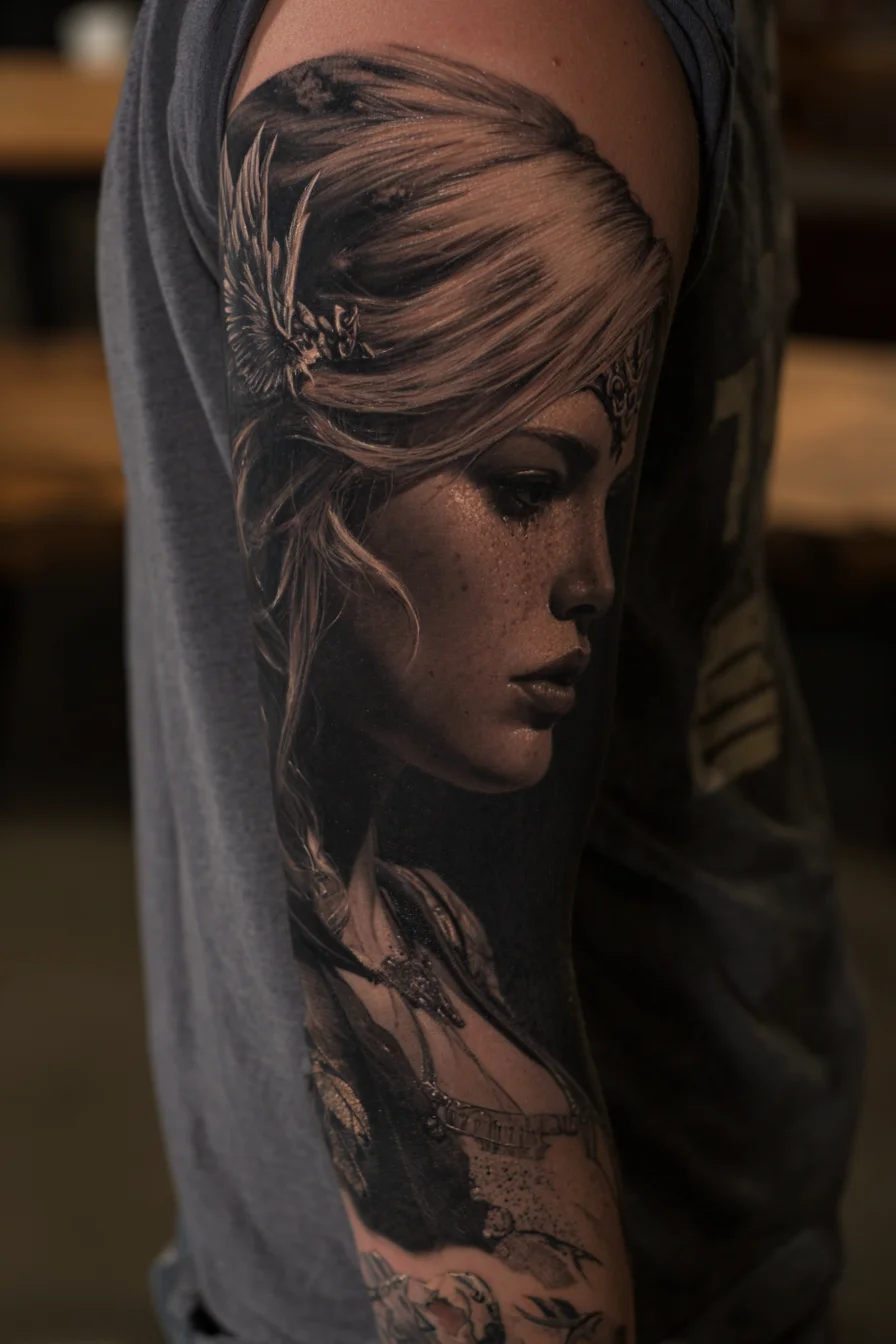 A Portrait Etched in Skin