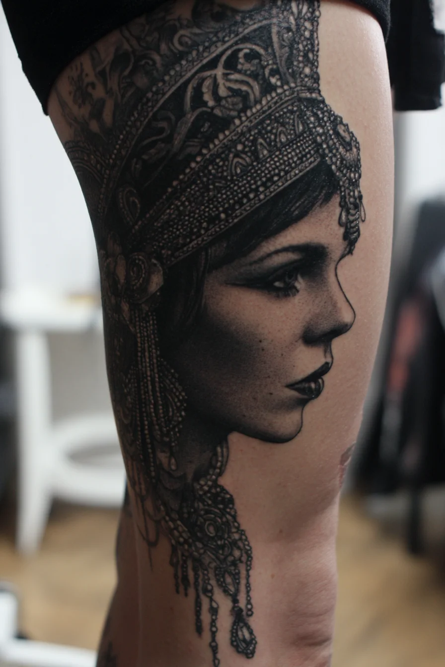 A Queen Etched in Skin