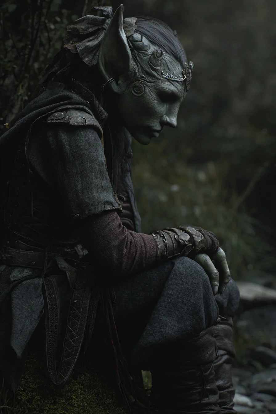 A Quiet Moment in the Dark Woods