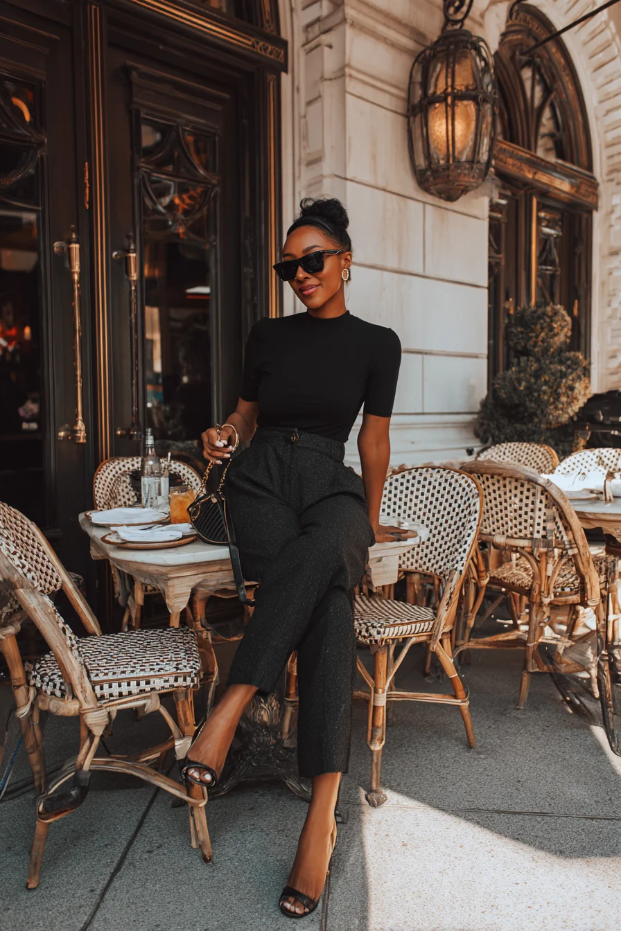 All Black at the Bistro