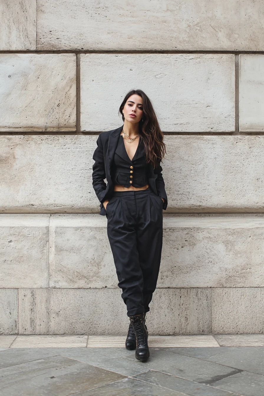 All Black Street Style Moment