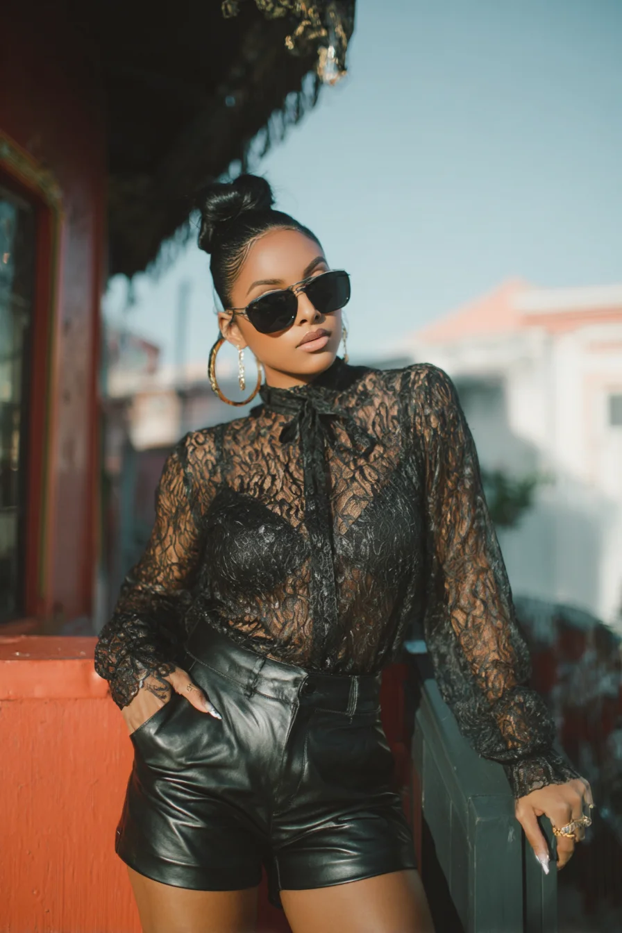 Black Lace and Leather After Dark