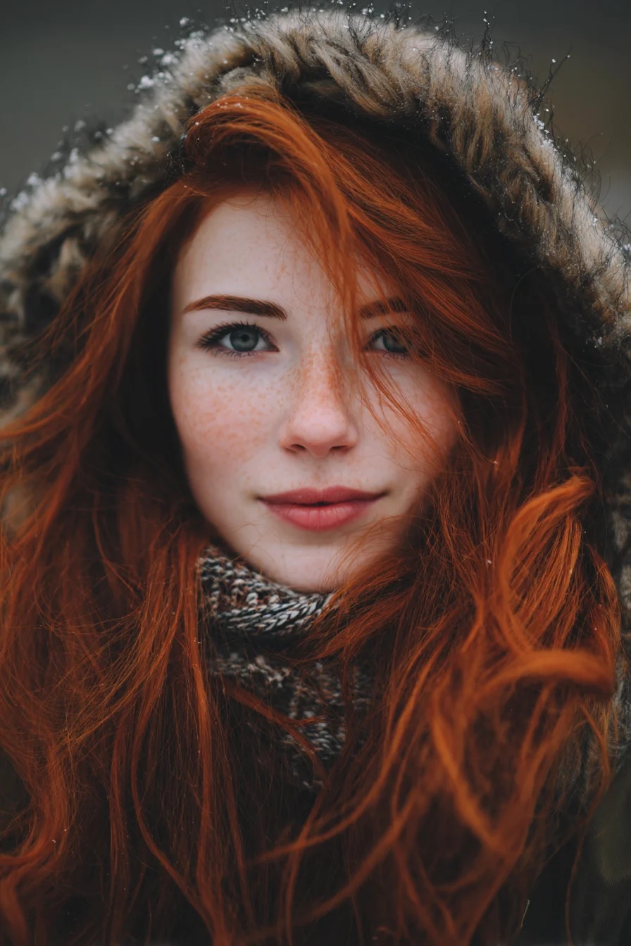 Copper Hair in the Cold