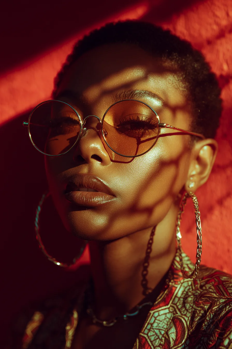 Crimson Light and Gold