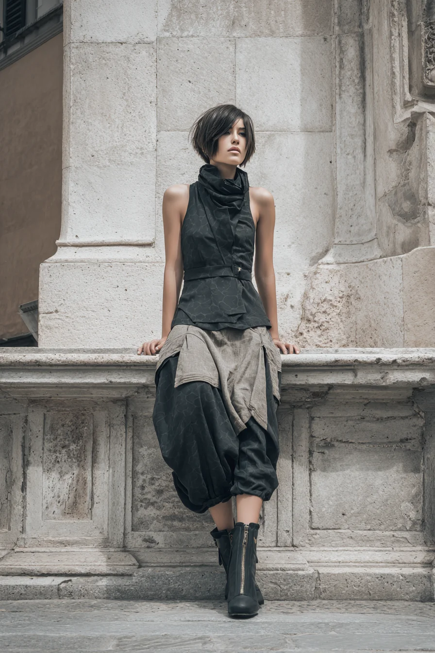 Dark Avant-Garde Street Editorial