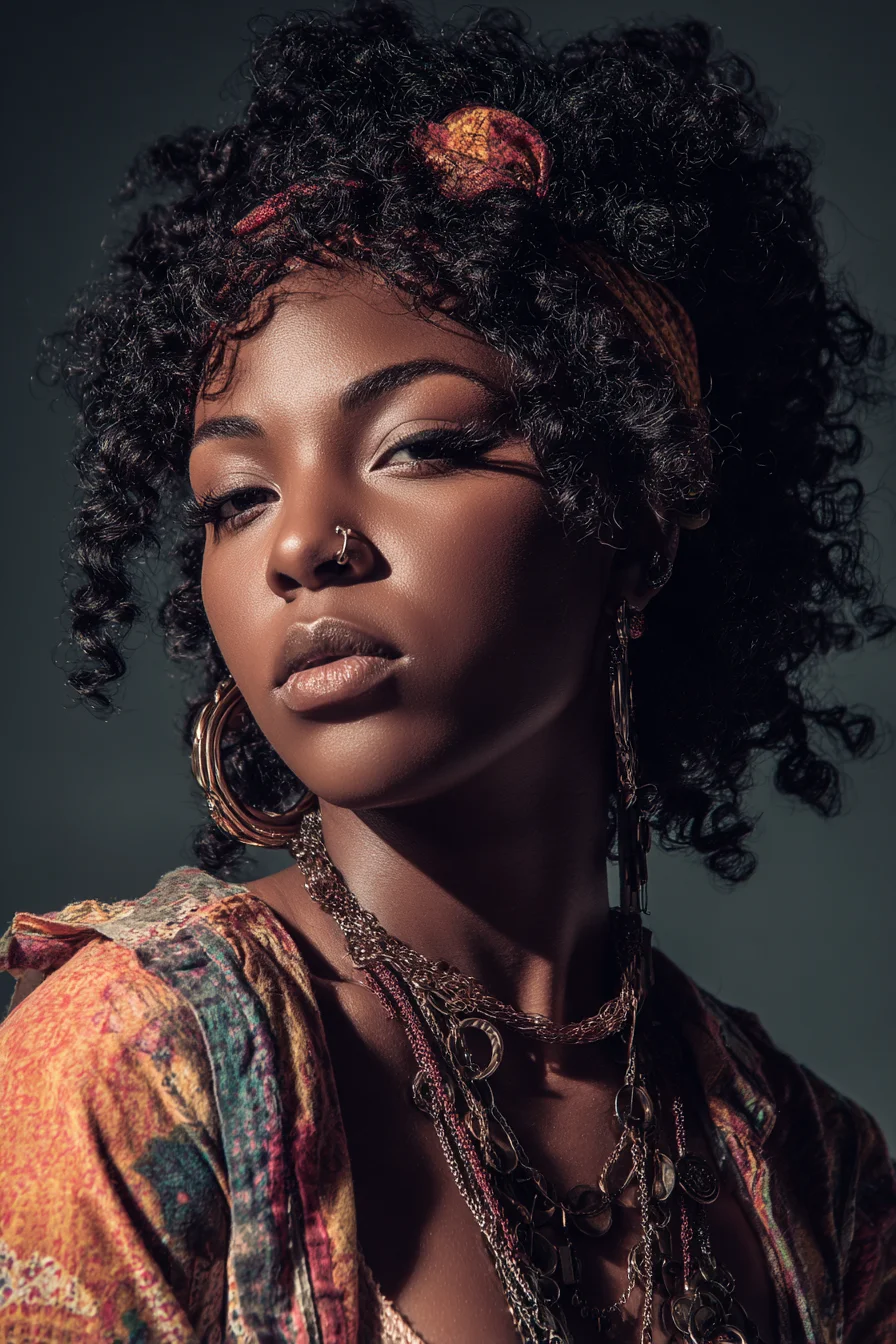 Gold, Curls, and Quiet Confidence