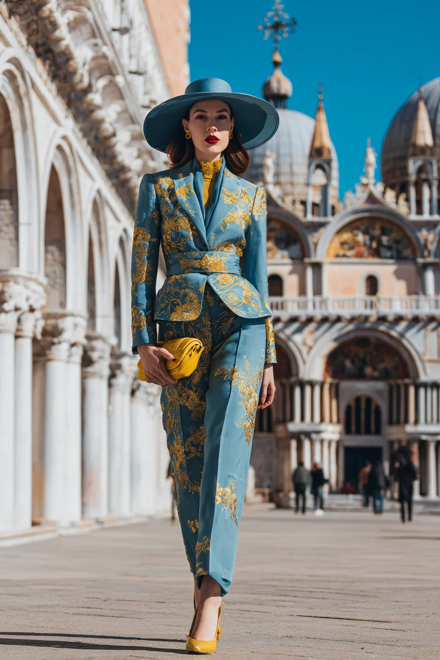 Golden Brocade in Piazza San Marco