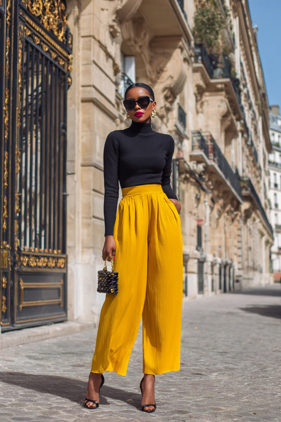 Golden Hour on a Paris Street