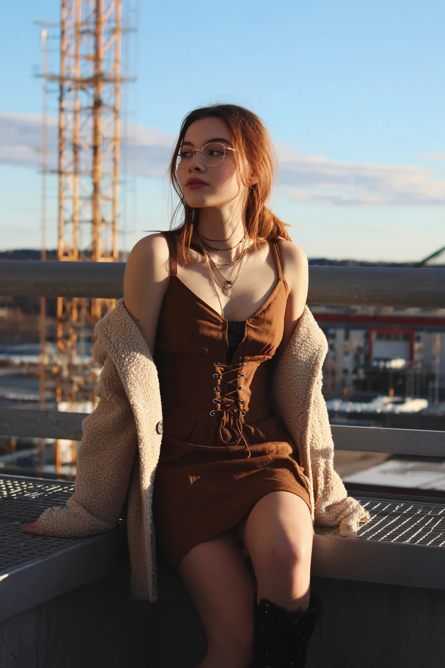 Golden Hour on the Rooftop