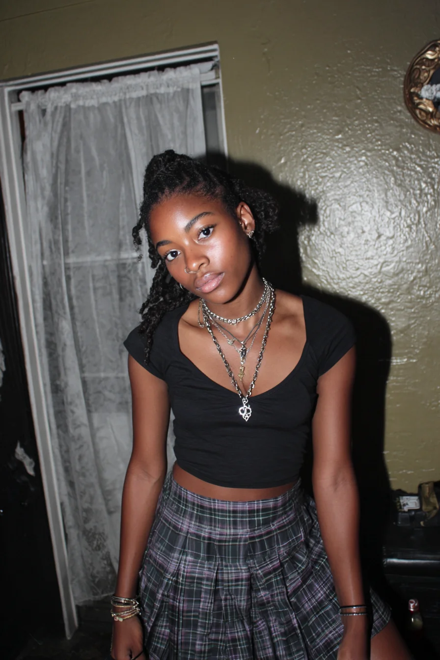 Layered Chains and Plaid After Dark