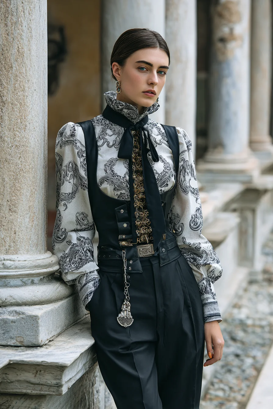 Old World Drama in Monochrome