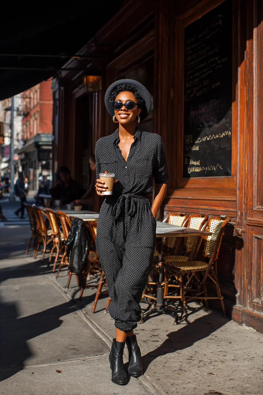 Polka Dots and Iced Coffee