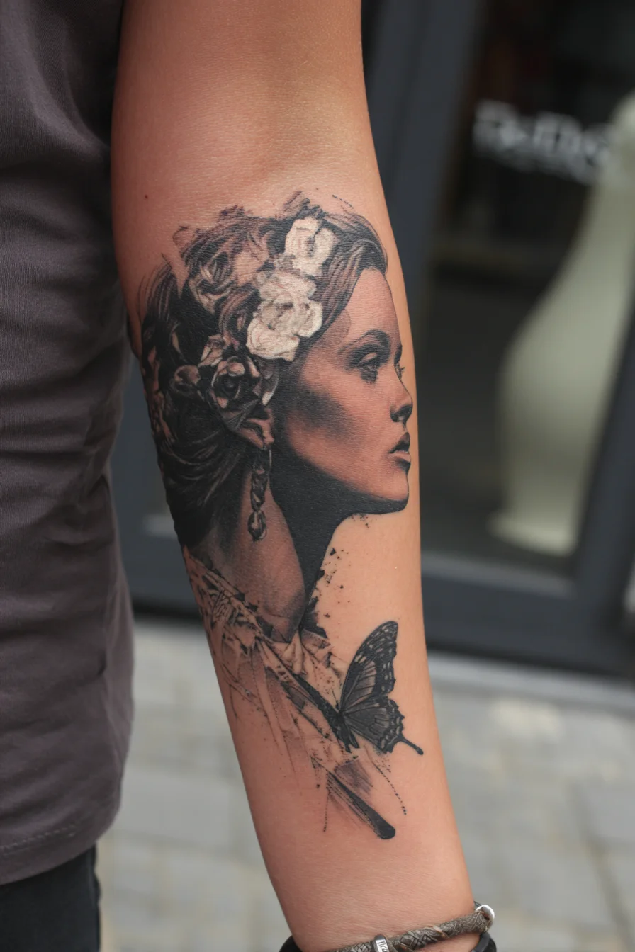 Portrait in Black and Grey