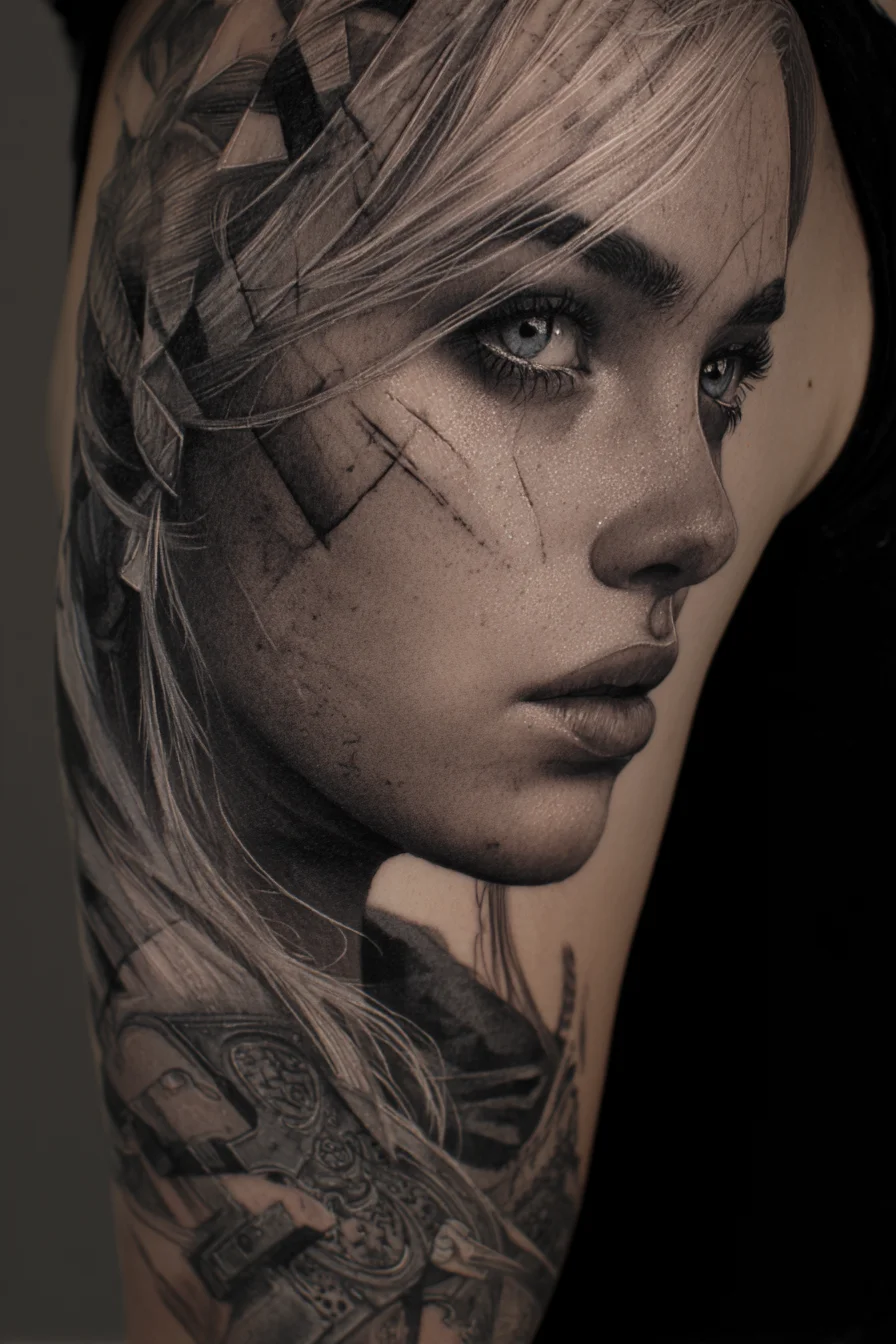 Portrait in Ink and Shadow