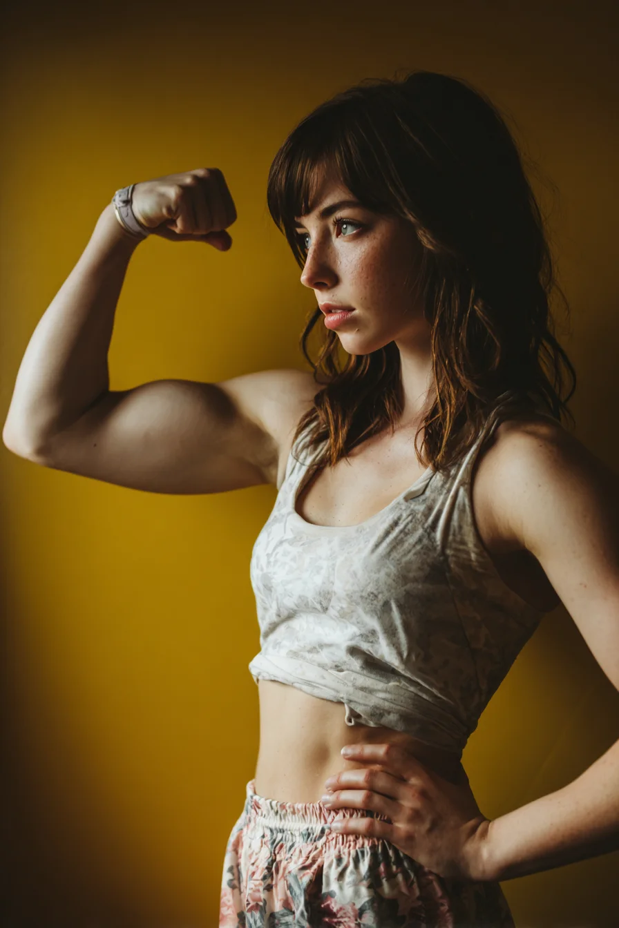 Quiet Strength on Golden Ground