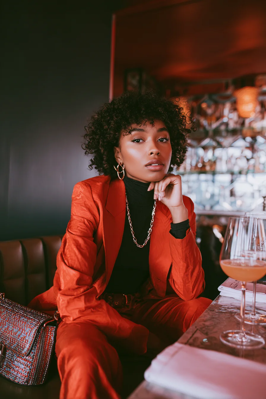 Red Suit Energy at the Bar