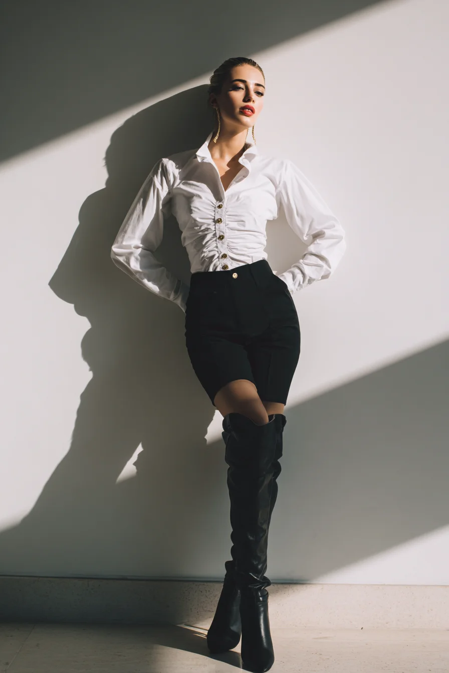 Sharp Contrast in Black and White