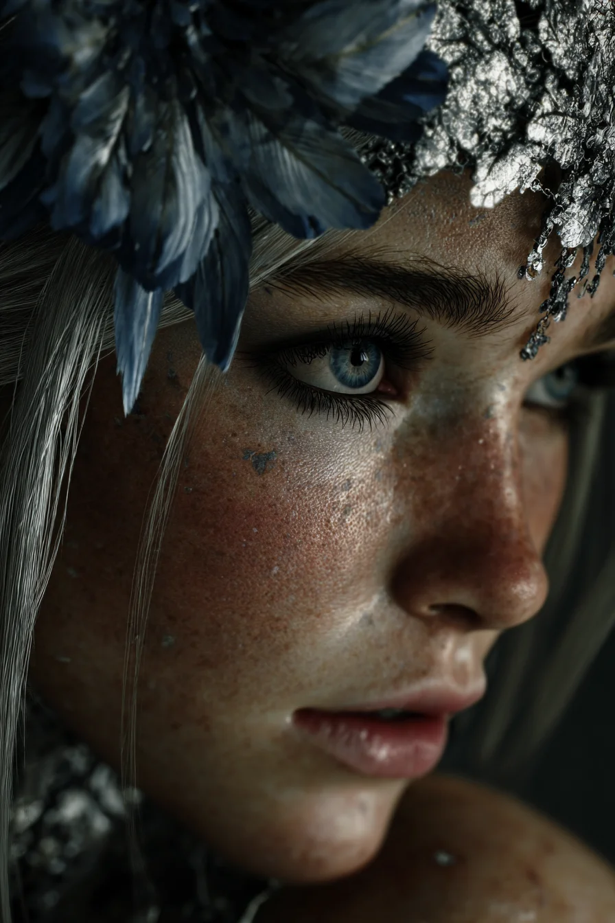 Silver Feathers and Fractured Light