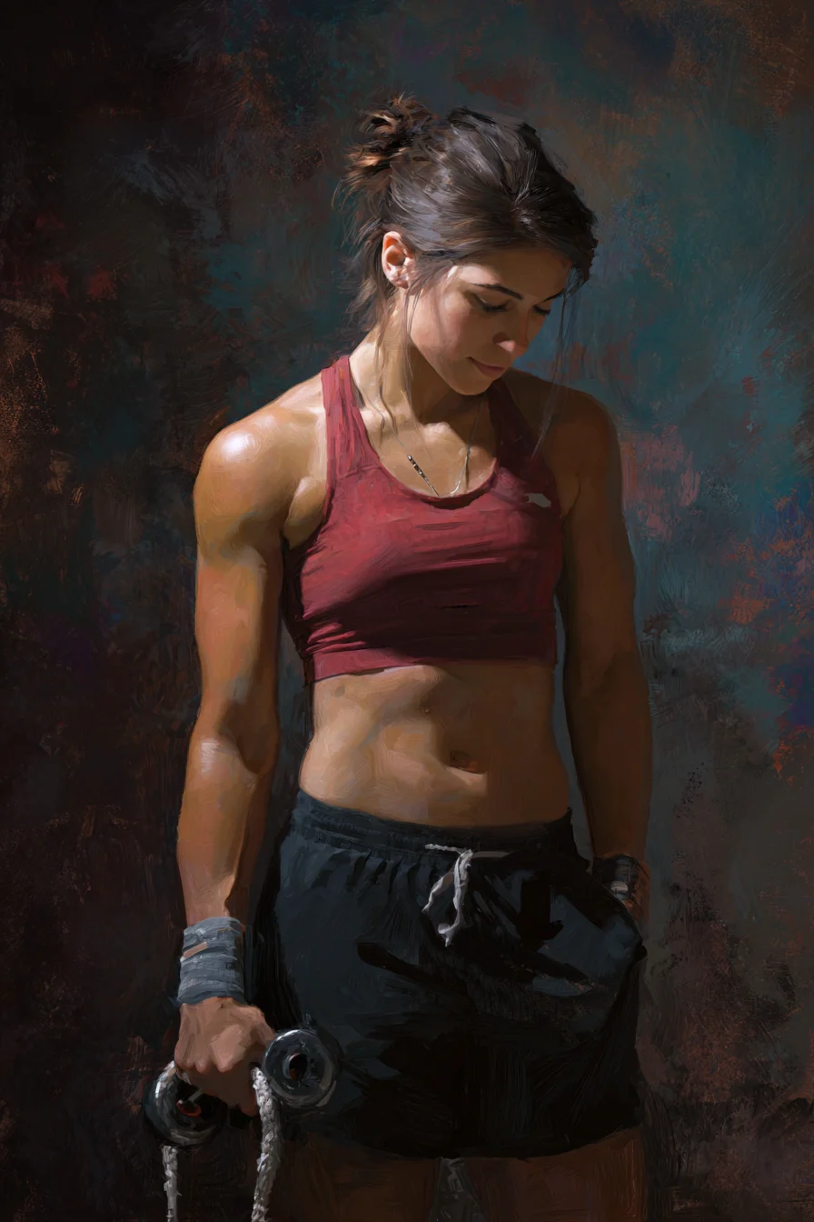 Strength Rendered in Brushstrokes