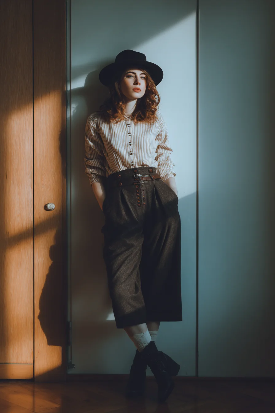 Vintage Tailoring in Afternoon Light