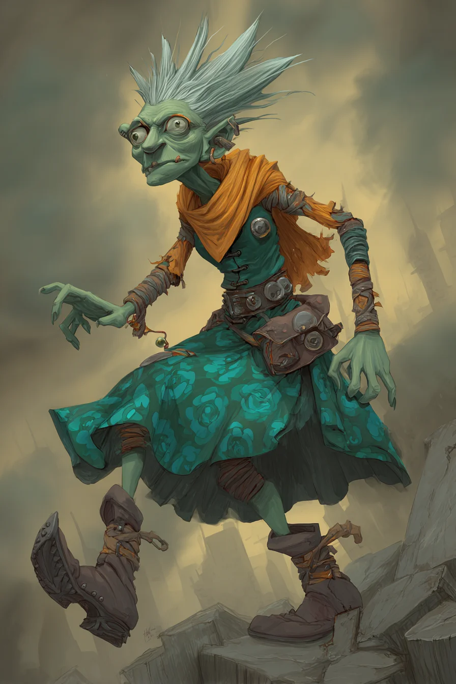 Wild-Eyed Goblin on the Edge