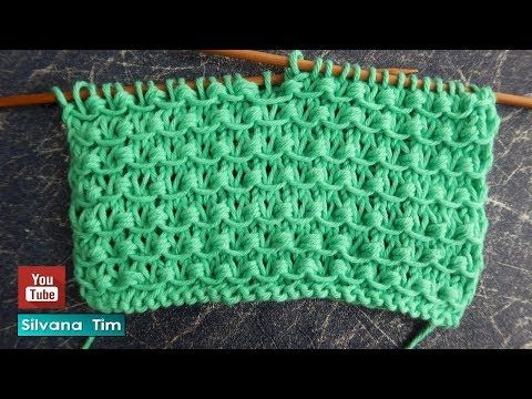 Bello y Simple Punto NUDOS tejido con dos agujas / silvana tim knitting Tricot № 722