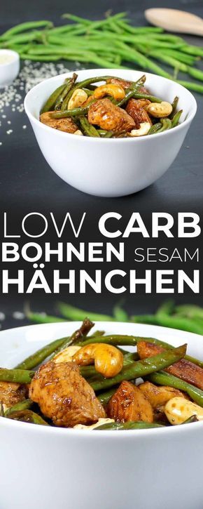 Grüne Low Carb Hähnchenpfanne - Gesund, kalorienarm und lecker