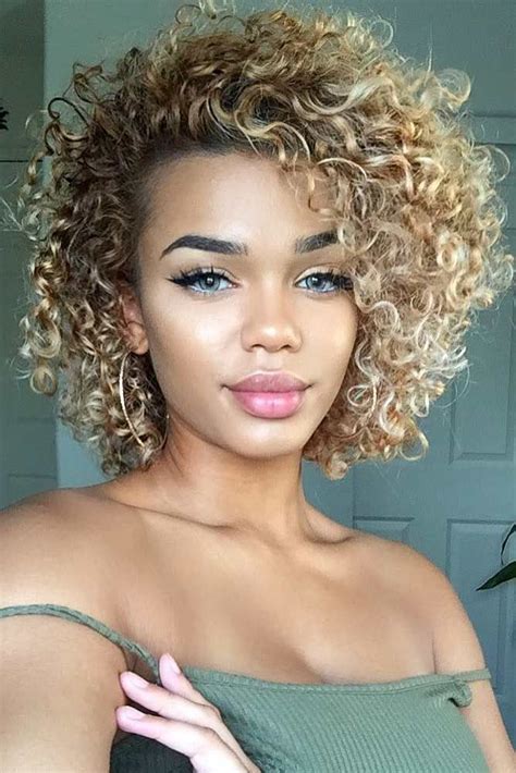 Blonde Curly Bob curly hairstyles