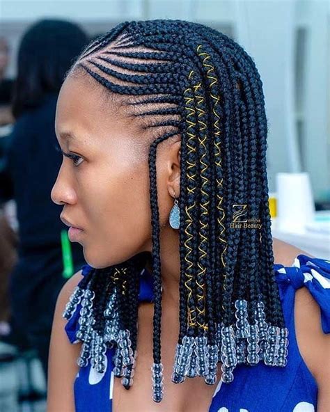 Braided Beaded Elegance braided hairstyles