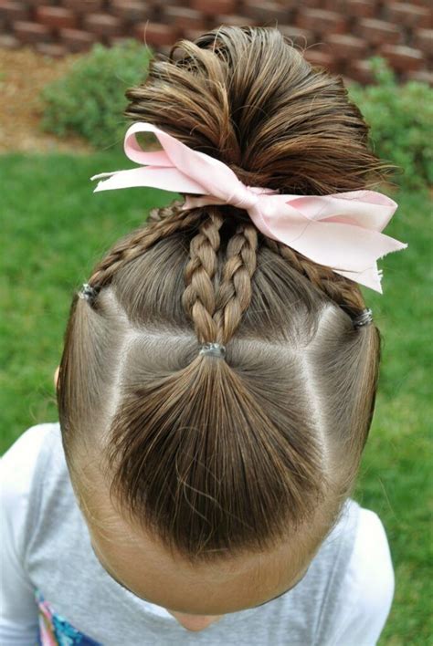 Braided Bun Style hairstyles for girls