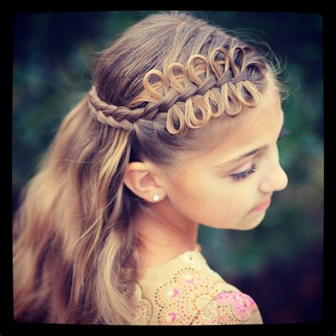 Braided Loop Crown braided hairstyles