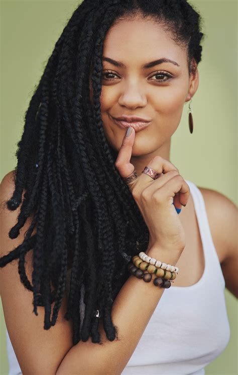 Chic Box Braids braided hairstyles