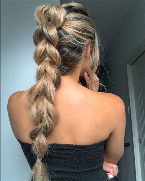 Chunky Braid braided hairstyles