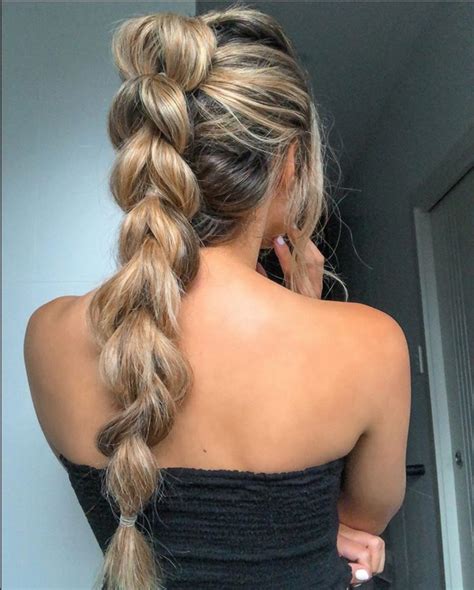 Chunky Braid Elegance braid hairstyles