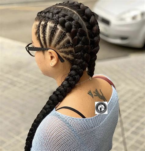 Double Dutch Braids braided hairstyles