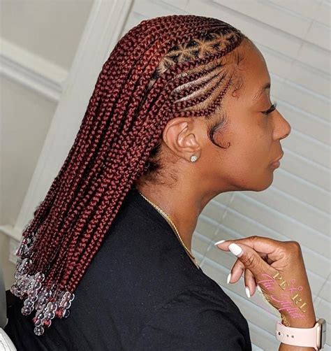 Elegant Box Braids braid hairstyles