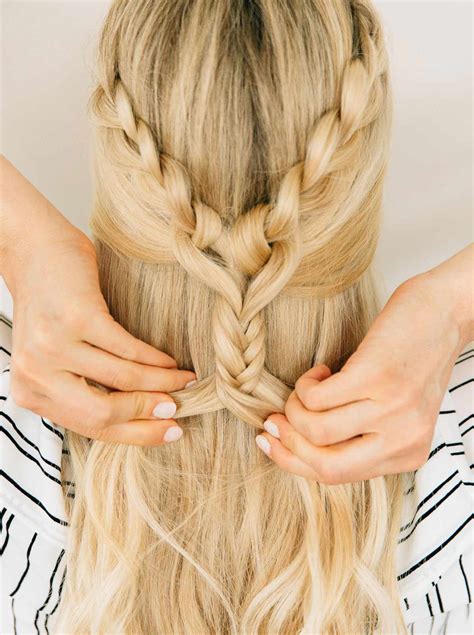 Elegant Braided Cascade braided hairstyles