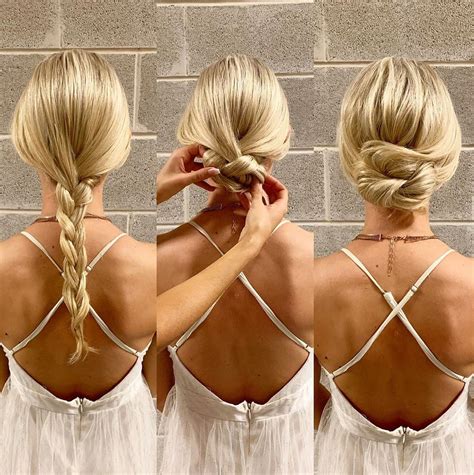 Elegant Braided Updo cute hairstyles