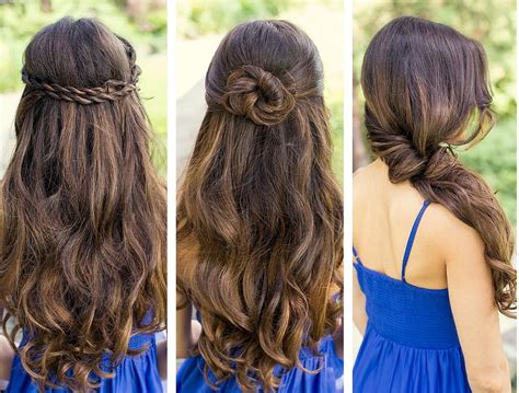 Elegant Half-Updos hairstyles for girls