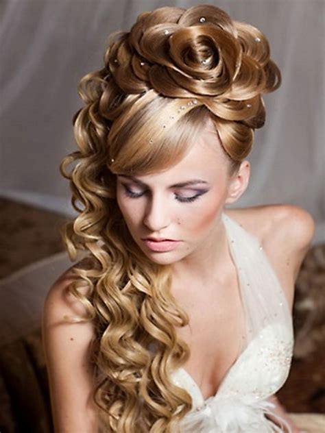 Elegant Rose Updo hairstyles