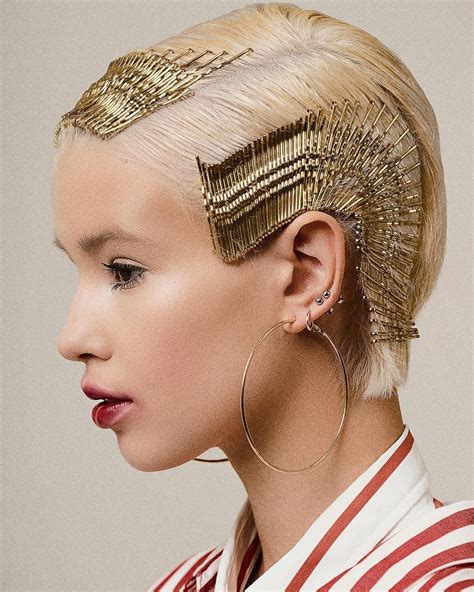 Gold Bobby Pins hairstyles for girls