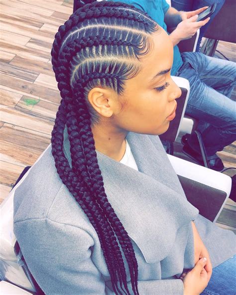 Intricate Cornrow Braids braid hairstyles