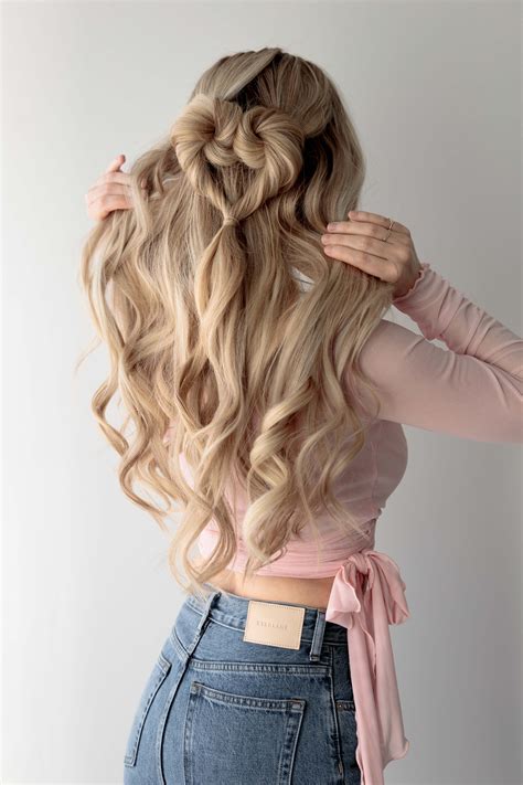 Knotted Half Updo cute hairstyles